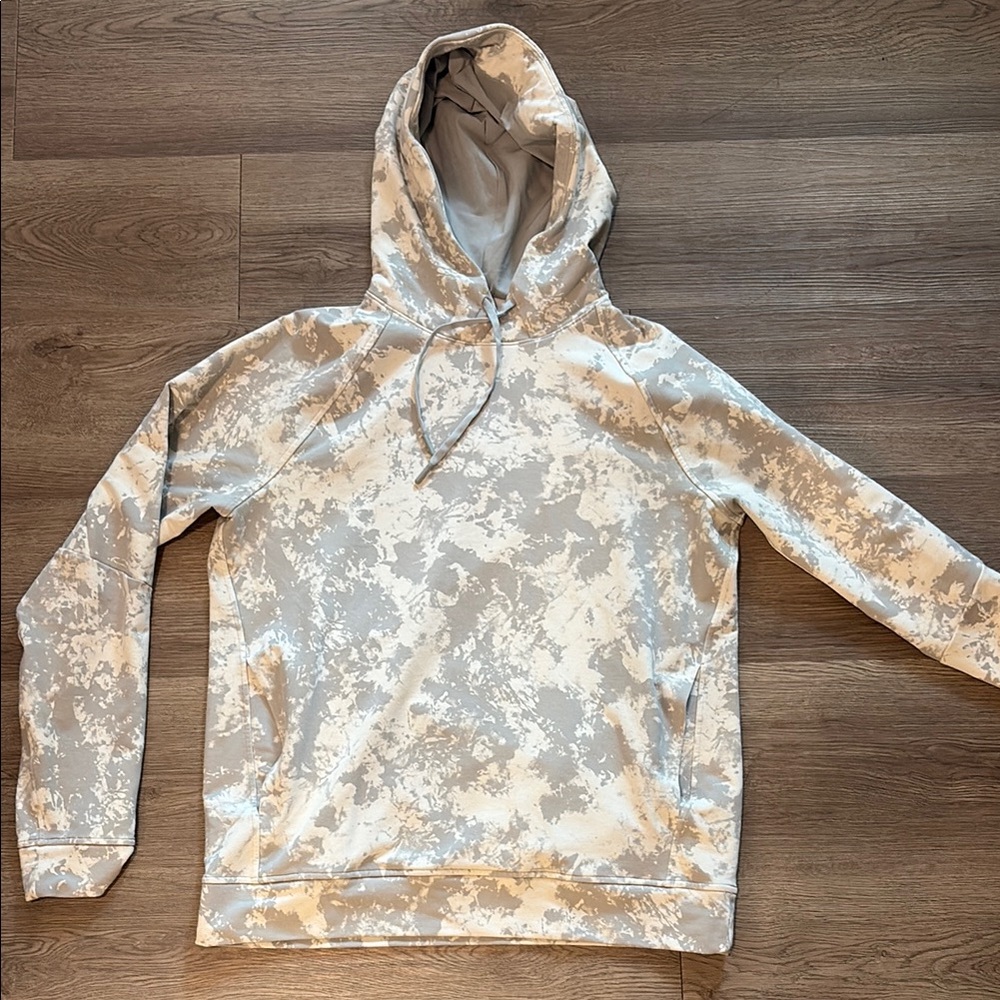 Lululemon Men's Gray Camouflage Hoodie